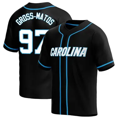 Yetur Gross-Matos Carolina Panthers Game-Used #97 Black Jersey vs.  Washington Football Team on November 21 2021