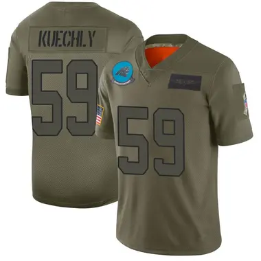 Nike Carolina Panthers #59 Luke Kuechly Game Jersey