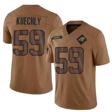 Men's carolina panthers luke kuechly nike black limited clearance jersey