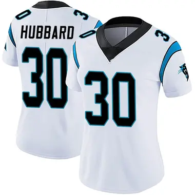 Chuba Hubbard Carolina Panthers Nike Game-Used #30 White Jersey vs. Atlanta  Falcons on October 31 2021